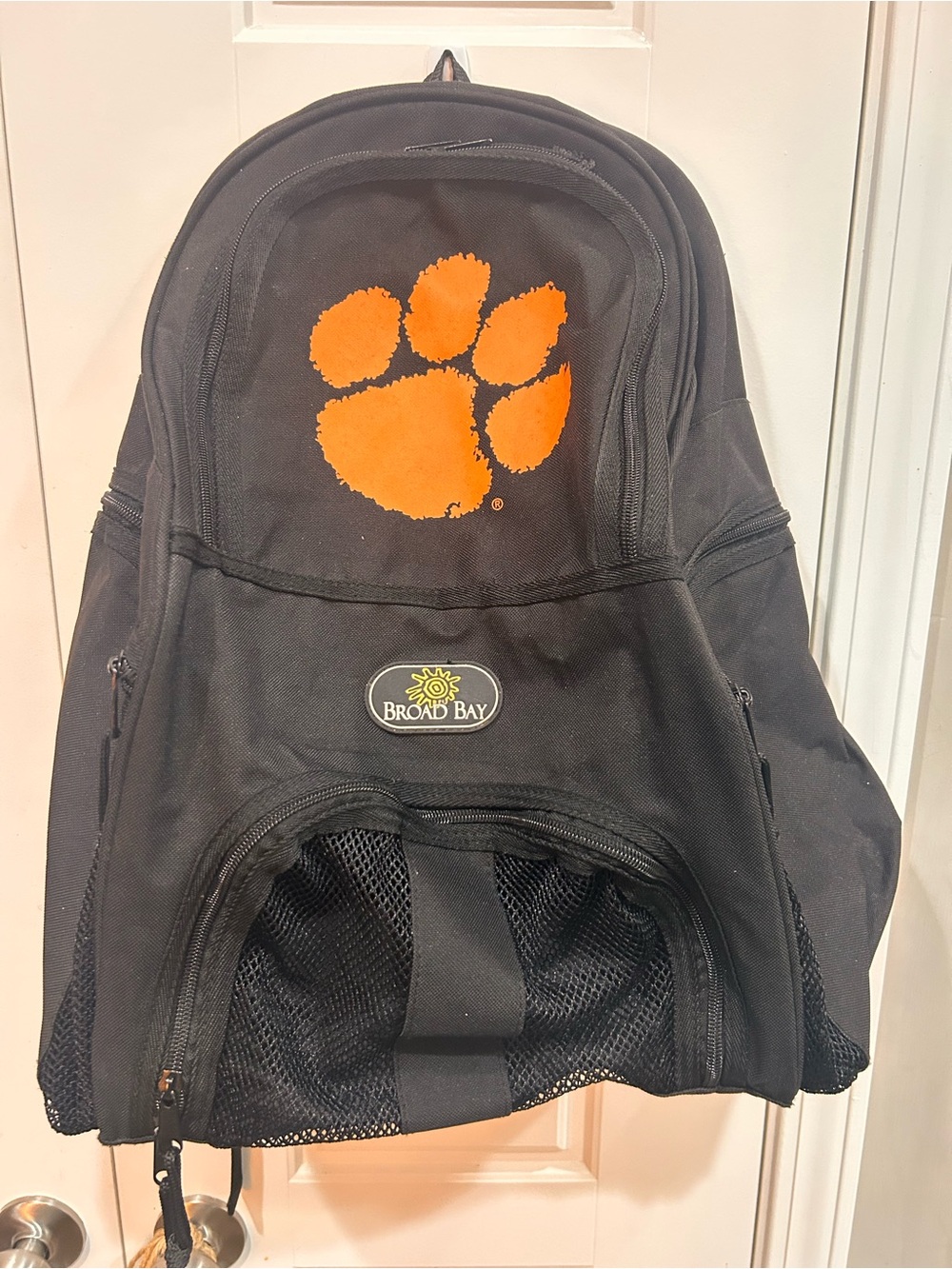 Clemson University Tigers Broad Bay Black Backpack